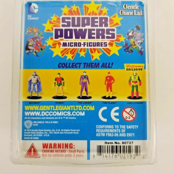 DC Comics The Flash Super Powers Micro Figures 2" Gentle Gaint Inc Figurine New - Picture 5 of 12